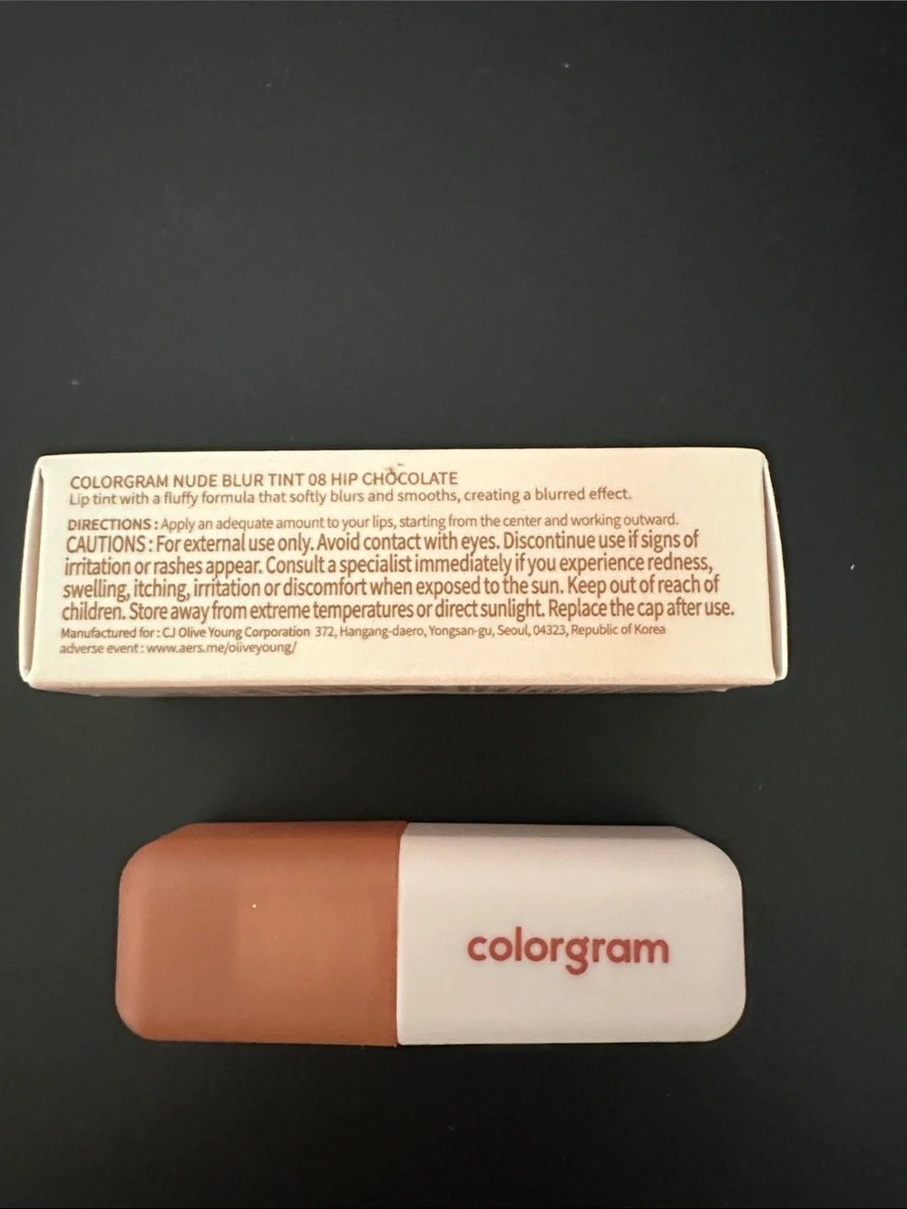 NWT Colorgram Nude Blur Tint Lip Color — Chocolate - Auth Korean Lip Care.